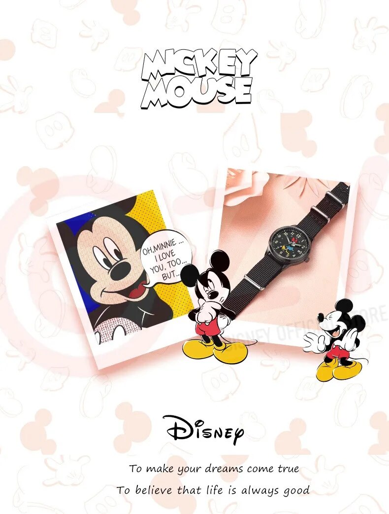 Disney Men Micky Mouse Japan Quartz