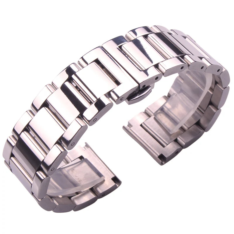 Stainless Steel Watchbands Silver 18mm 20mm 21mm 22mm 23mm 24mm