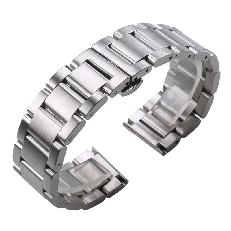 Stainless Steel Watchbands Silver 18mm 20mm 21mm 22mm 23mm 24mm