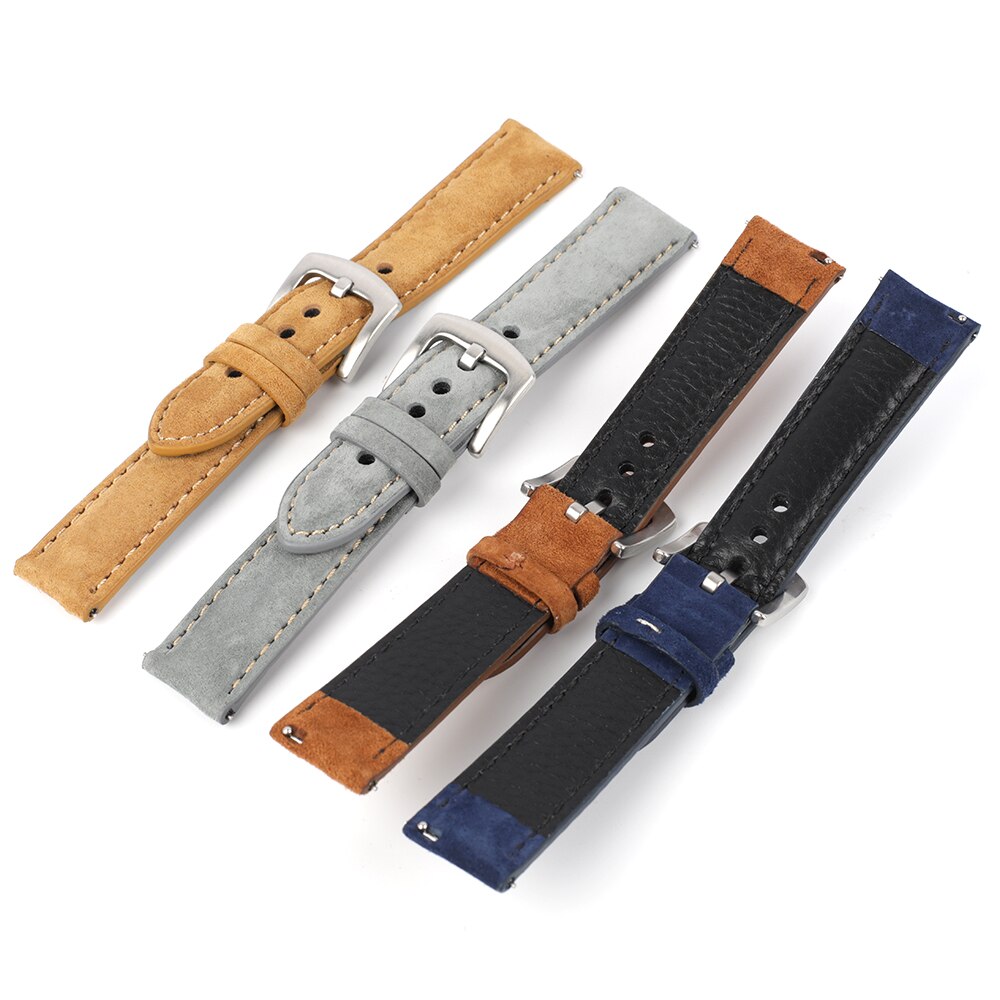 Leather Watch Strap 18mm 19mm 20mm 22mm