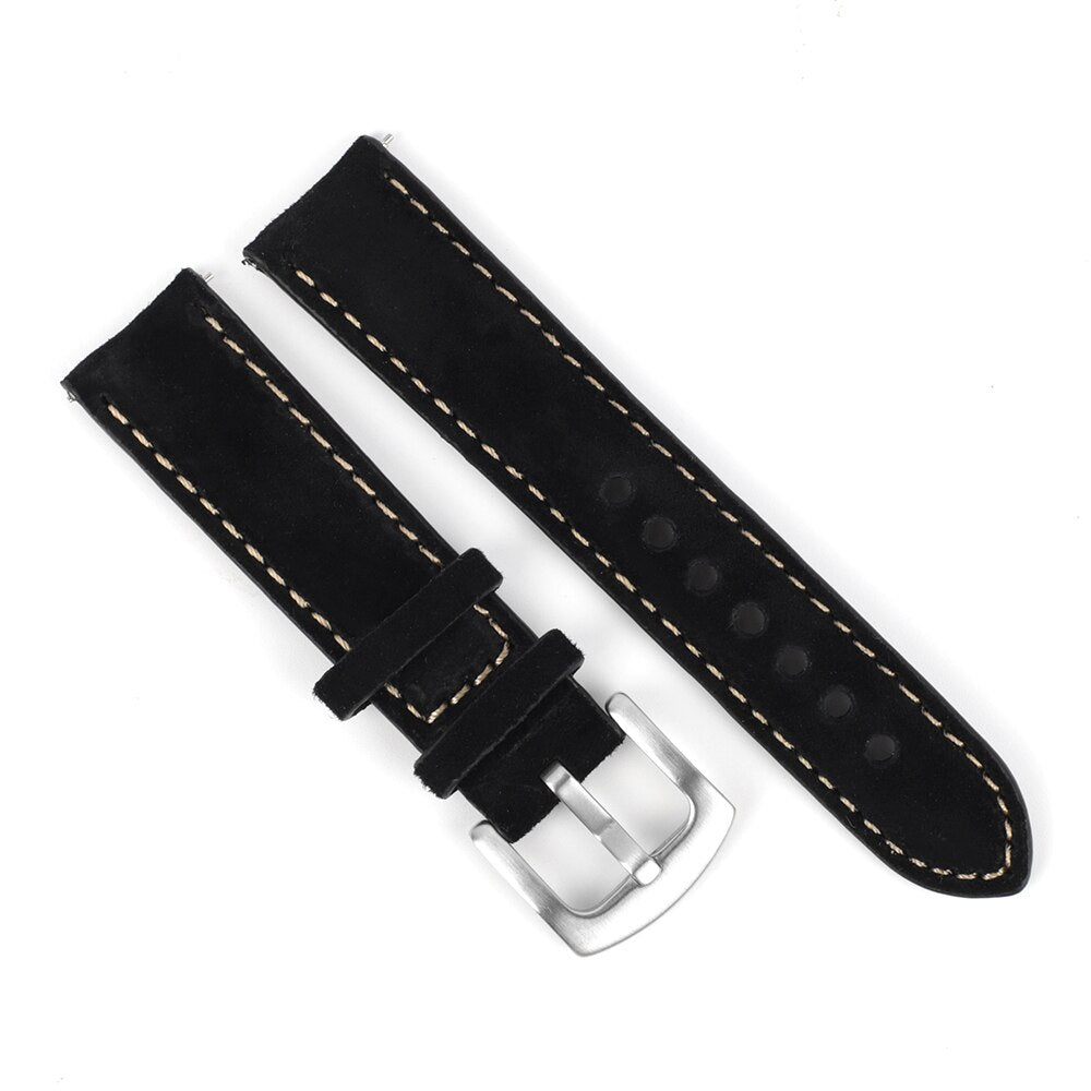 Leather Watch Strap 18mm 19mm 20mm 22mm