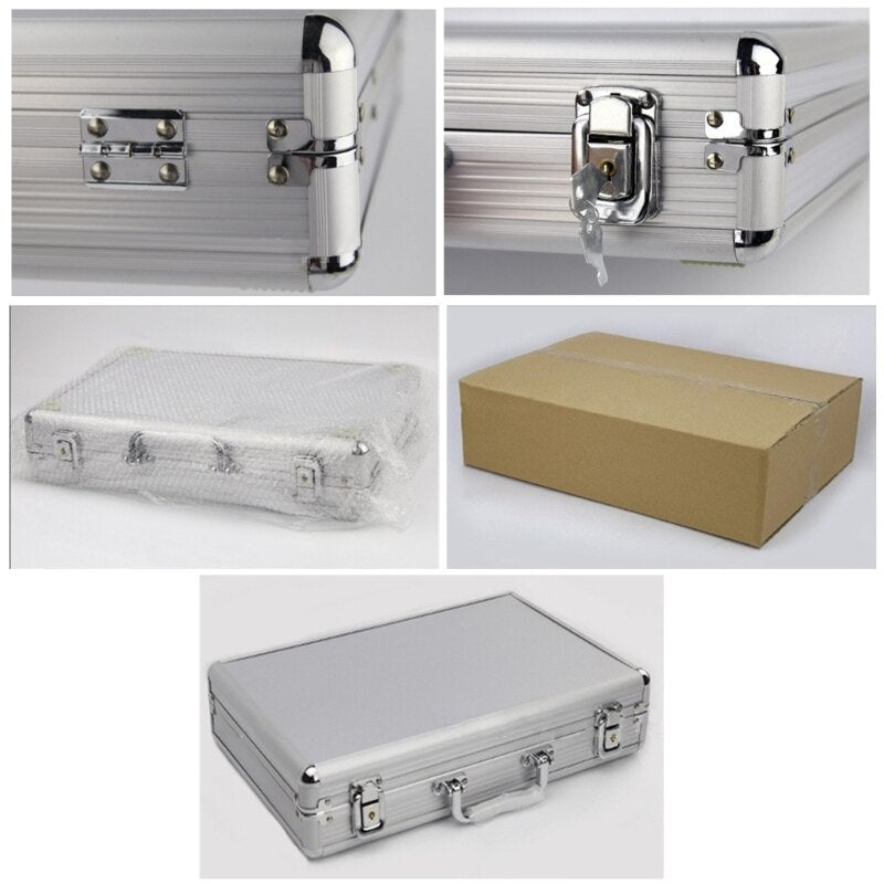 Watch Showcase Lockable Suitcase 24 Girds