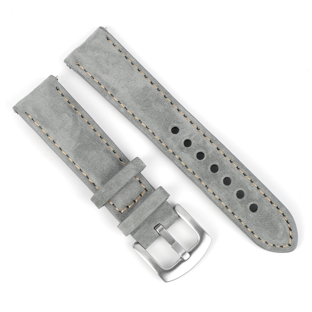 Leather Watch Strap 18mm 19mm 20mm 22mm