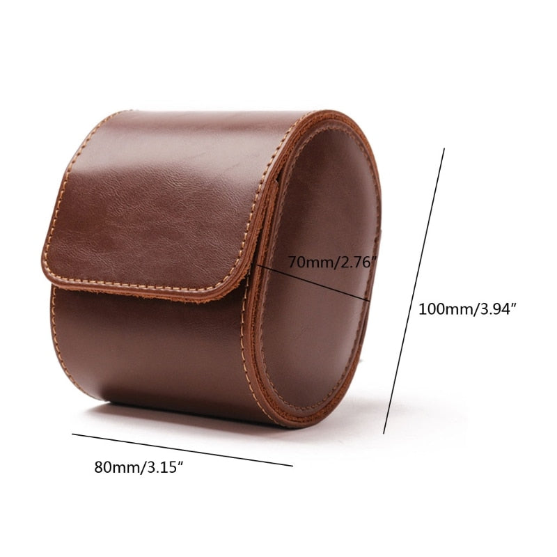 Leather Watch Travel Case