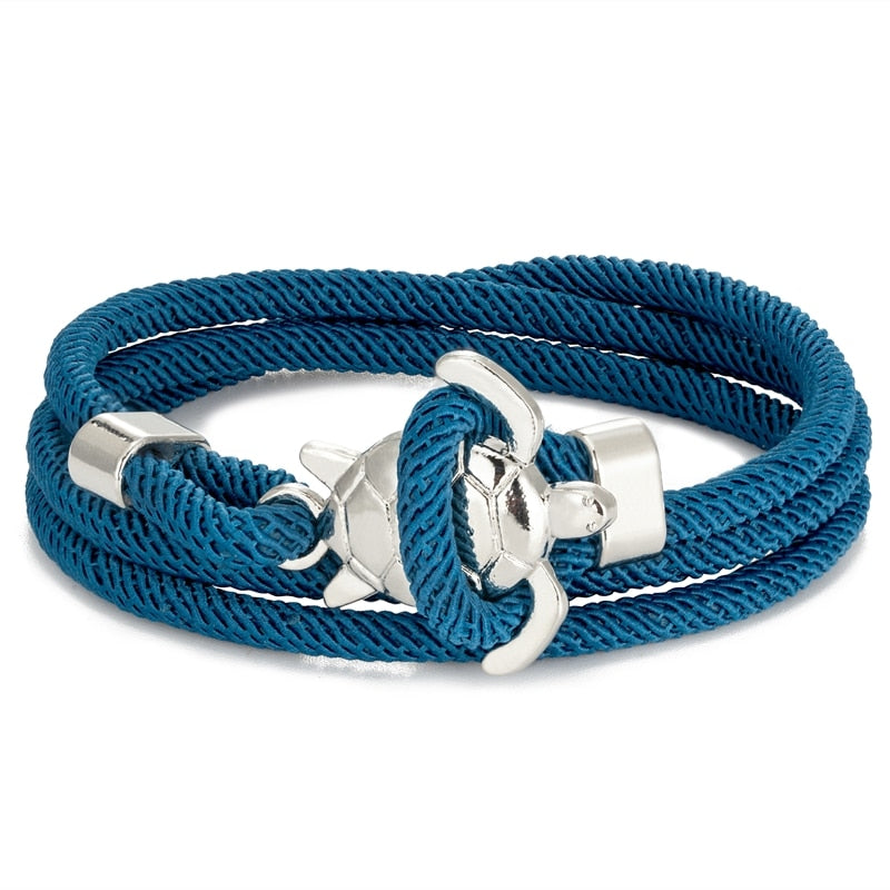 Braided Sea Turtle Viking Bracelet