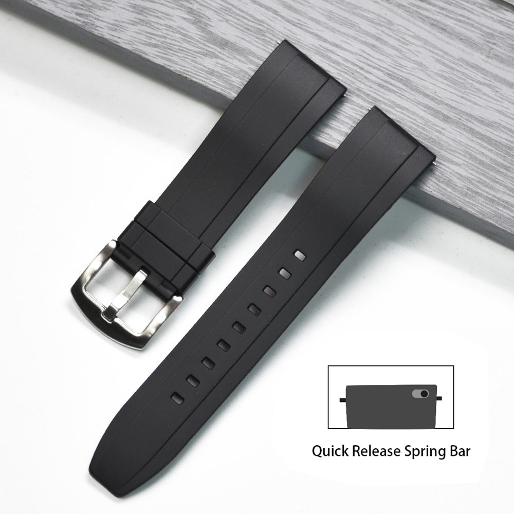 Rubber Watch Strap 20mm