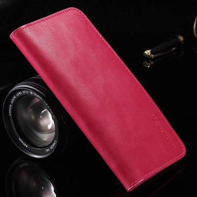 5.5 Inch Wallet Mobile Phones Case For iPhone XR XS X 8 7 Plus Leather Bag