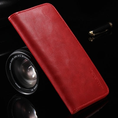 5.5 Inch Wallet Mobile Phones Case For iPhone XR XS X 8 7 Plus Leather Bag