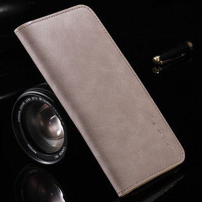 5.5 Inch Wallet Mobile Phones Case For iPhone XR XS X 8 7 Plus Leather Bag