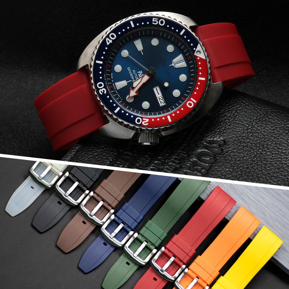 Rubber Watch Strap 20mm