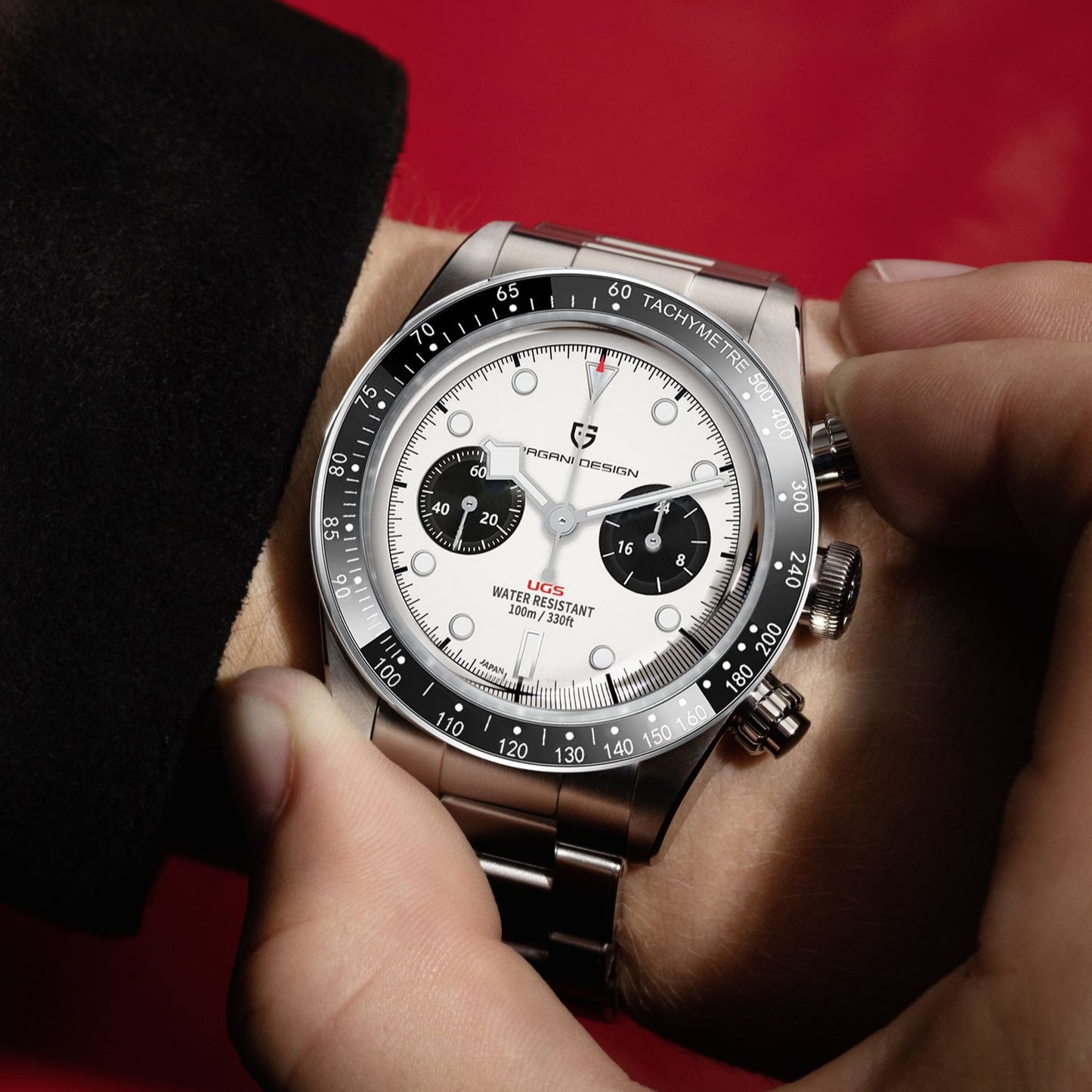 Chronograph Panda Quartz Watch PAGANI