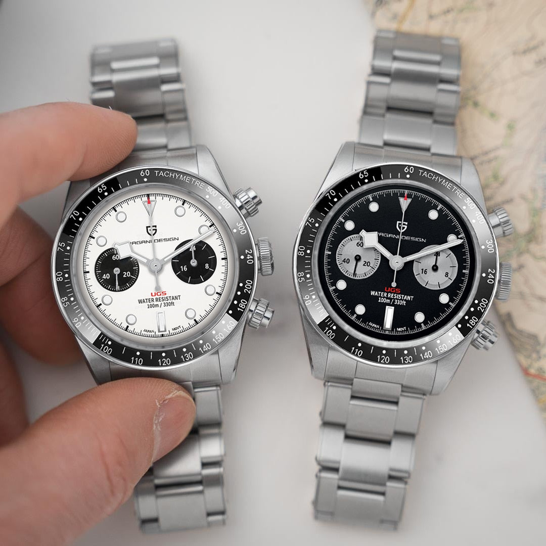 Chronograph Panda Quartz Watch PAGANI